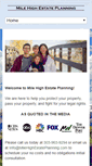 Mobile Screenshot of milehighestateplanning.com